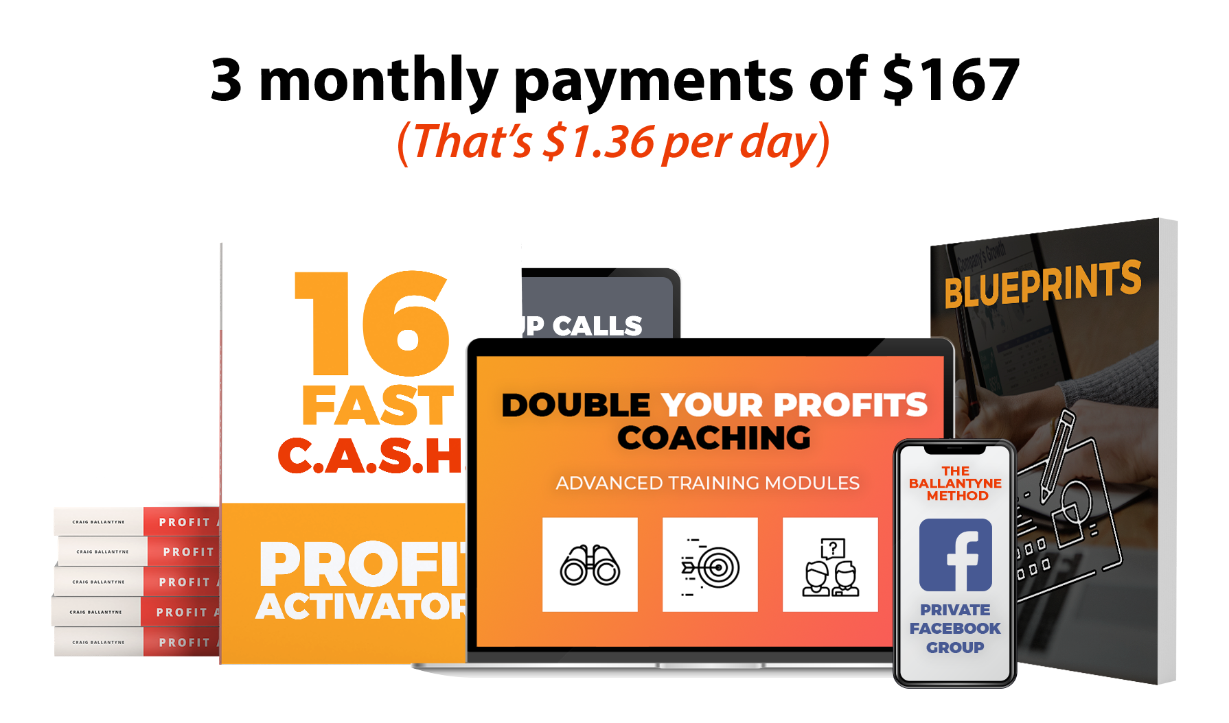 Double Your Profits Coaching - 3 monthly payments